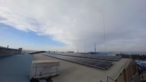 افتتاح نیروگاه خورشیدی 100 کیلووات شرکت فن آوران صانع شرق