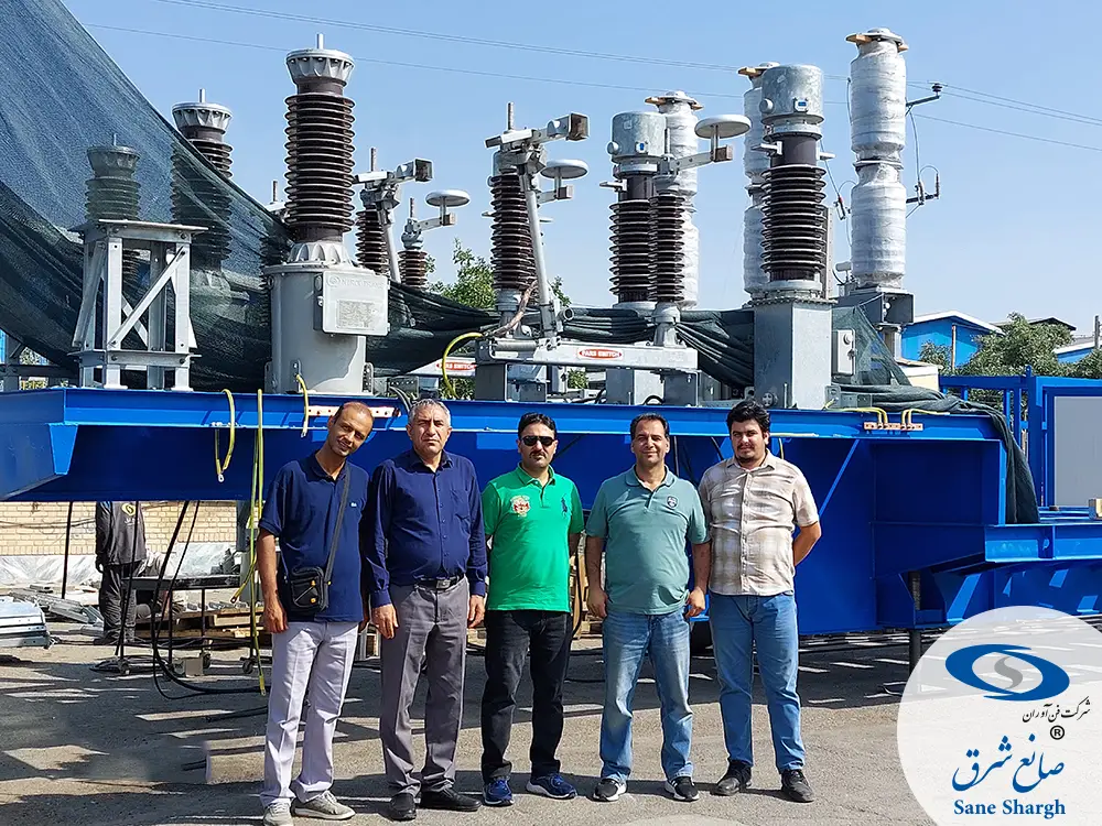 بازدید نمایندگان شرکت برق منطقه‌ای تهران از مجموعه کارخانه‌های شرکت صانع شرق