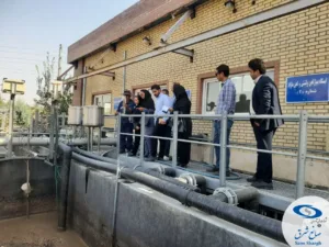 بازدید مدیران و کارشناسان بهره‌برداری تصفیه‌خانه‌های مشهد (خین عرب، پرکند و التیمور) از تصفیه‌خانه چهل‌بازه
