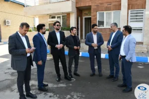 بازديد مديران عالي سازمان آب و عمران کيش از محل کارخانه‌هاي شرکت صانع شرق و همچنين تصفيه خانه چهل بازه مشهد