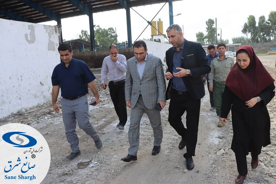 بازدید ریاست کل پسماند استان مازندران از پروژه احداث تصفیه خانه شیرابه قائم‌شهر