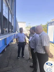 بازديد جناب آقايان مهندسين محمدي و نصيري، مدیران محترم بخش AVL شرکت ملي صنايع مس ايران از مجموعه کارخانه‌هاي شرکت صانع شرق