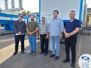 بازدید نمایندگان شرکت برق منطقهای آذربایجان و مشاوران شرکت قدس نیرو از یک دستگاه پست سیار ۱۳۲/۲۰ کیلوولت پروژه سه پست آذربايجان